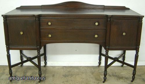 Antique Baker Walnut Sideboard