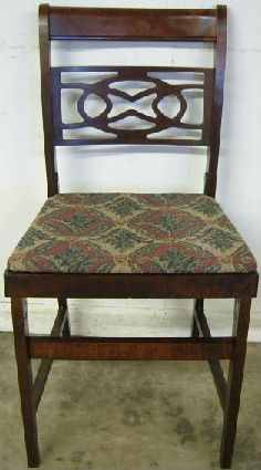 Antique Mahogany Folding Chair