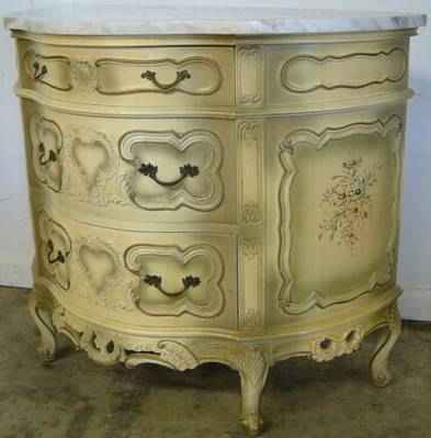 Antique Demilune Commode