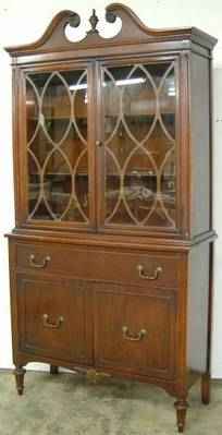 Antique Mahogany China Cabinet