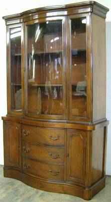Antique Mahogany China Cabinet