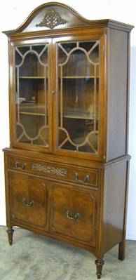 Antique Mahogany China Cabinet