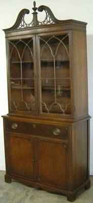 Antique Mahogany China Cabinet