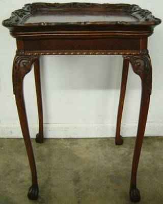Antique Ornate Mahogany Table
