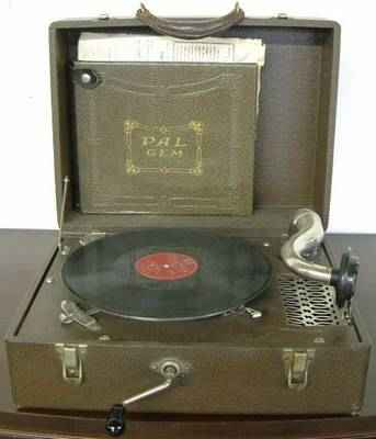 Antique Portable Phonograph