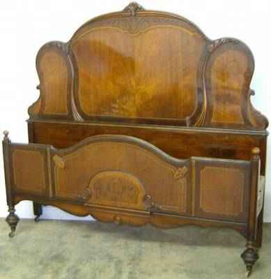 Antique Walnut Bed