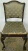  Mahogany Ball Claw Boudoir Chair 