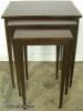  Mahogany Banded Inlay Stack Tables 