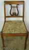  Mahogany Lyre Back Dining Chair 