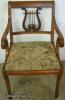  Mahogany Lyre Back Dining Chair 