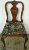  Ornate Mahogany Ball Claw Boudoir Chair 
