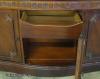  Ornate Mahogany China Cabinet Interior 