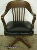  Mahogany Swivel Office Chair 