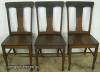  Oak T Back Chairs 