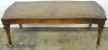  Mahogany Leather Top Coffee Table 