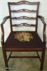  Mahogany Needle Point Chair 