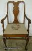  Walnut Needlepoint Chair 