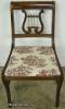 Mahogany Lyre Back Chair 