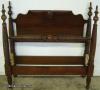  Mahogany Rope Twist Twin Bed 
