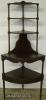  Mahogany Corner Curio Shelf With Drawer 