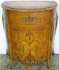  Ornate Shell Carved Inlaid Nightstand 
