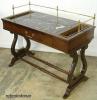  Mahogany Console Table With Brass Gallery 