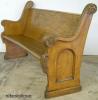  Oak Church Pew 