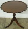  Mahogany Piecrust Table 