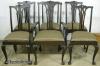  Set Mahogany Ball Claw Dining Chairs 