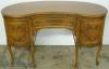  Ornate French Style Kidney Desk 