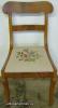  Flame Mahogany Needlepoint Chair 