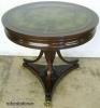 Mahogany Leather Top Drum Table Mahogany Leather Top Drum Table