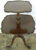  Ornate Mahogany Tier Table 