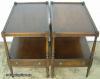  Pair Mahogany End Tables 