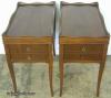  Pair Mahogany End Tables 