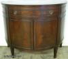  Mahogany Demilune Commode 