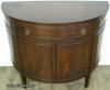  Mahogany Demilune Commode 