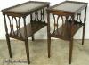  Pair Of Mahogany End Tables 