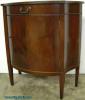  Mahogany Bow Front Commode 