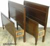  Pair Mahogany Twin Bed 