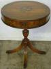  Paint Decorated Drum Table 
