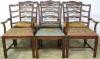  Set Mahogany Needlepoint Chairs 