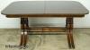  Mahogany Lyre Base Dining Table 